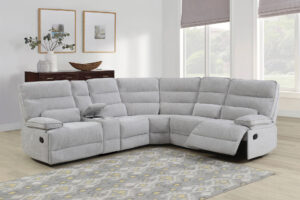 Beatrice Armless Sectional Grey