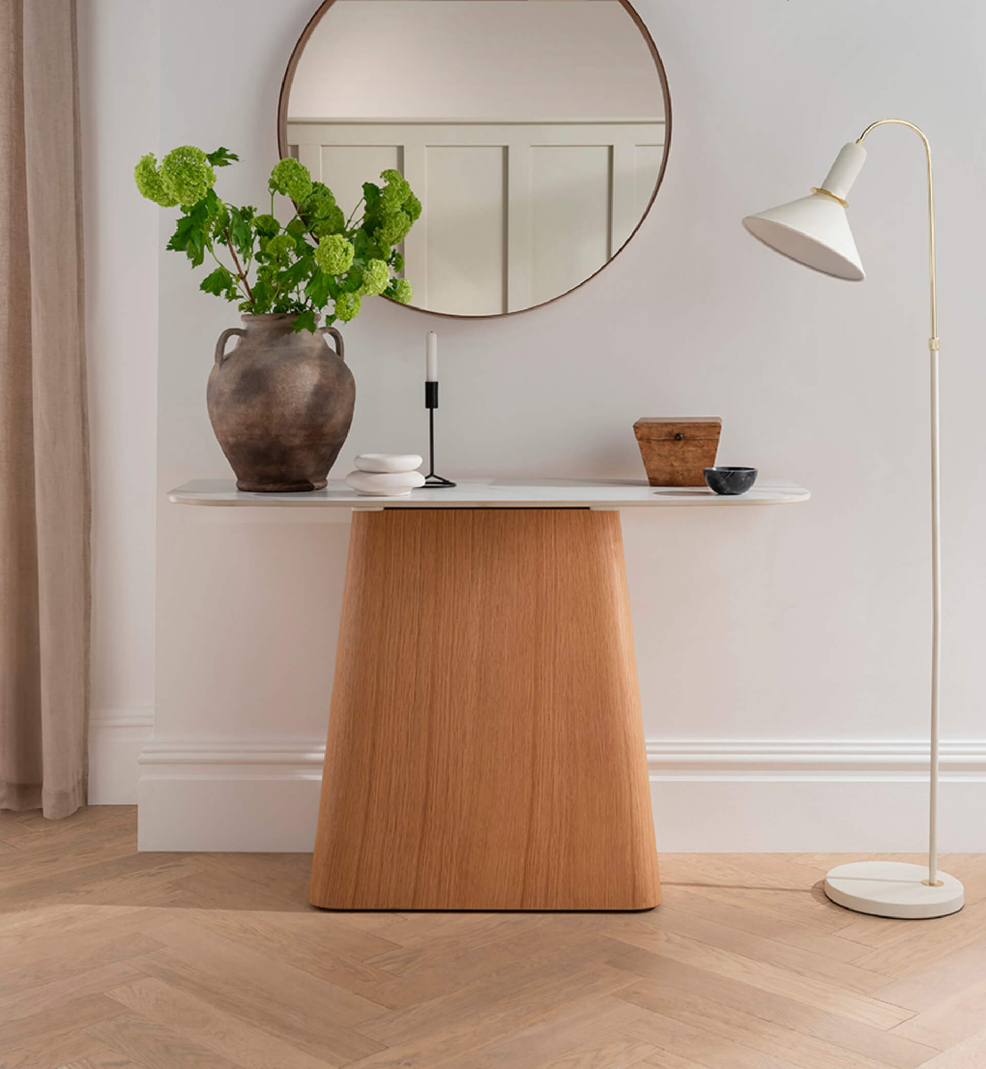 Evie Console Table Sand - Main Image