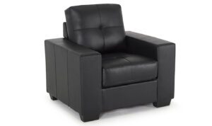 Clara 1 Seater Sofa Black