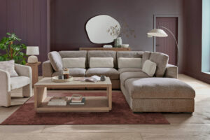 Evangeline Armless Sectional Mink