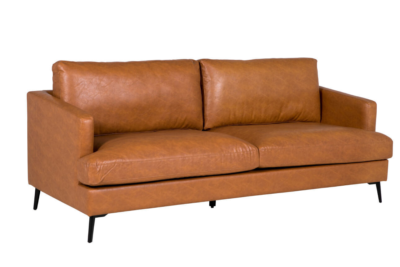 Jasper 3 Seater Sofa Tan Crib 5 - Main Image