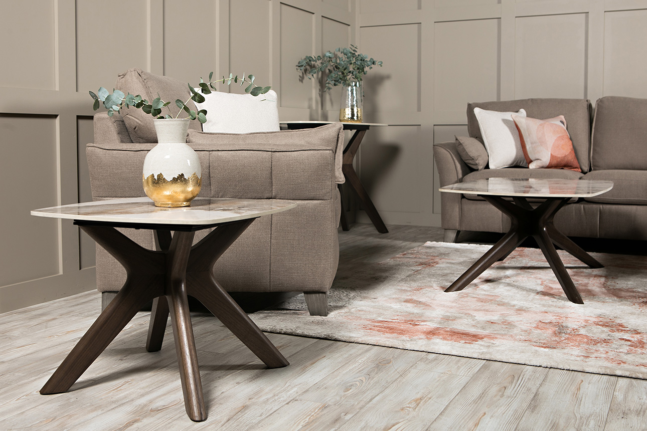 Ariya Lamp Table Brown - Main Image