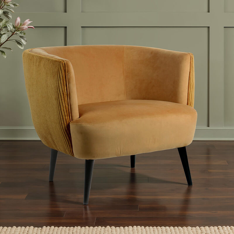 Lani Accent Chair Mustard - Main Image