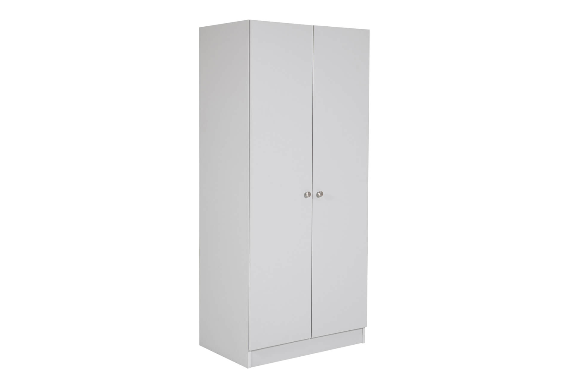 Levi Bedroom 2 Door Wardrobe Light Grey - Main Image