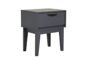 Mira Bedside Table Dark Grey