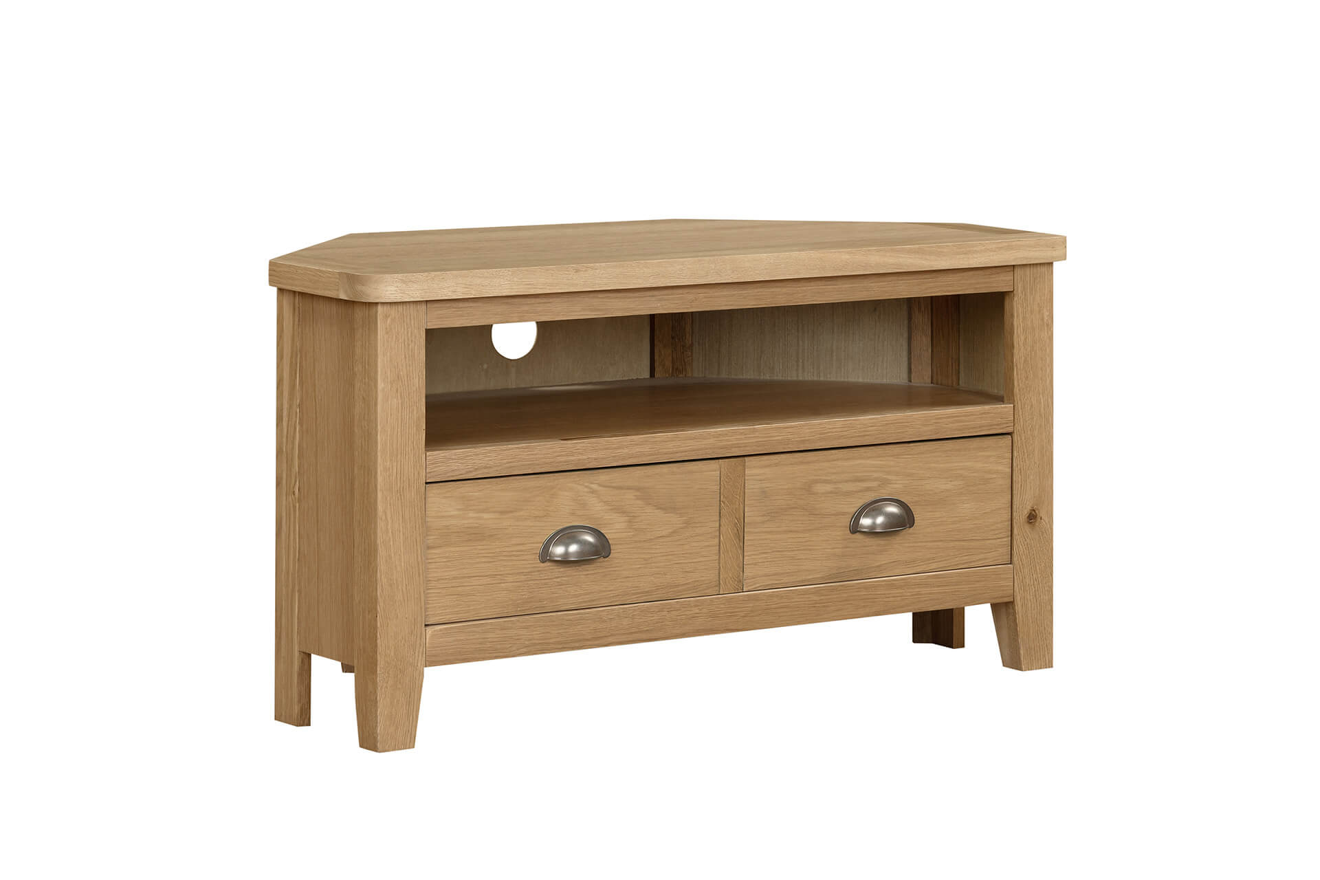 Marsden TV Unit Corner 900 Natural Oak - Main Image