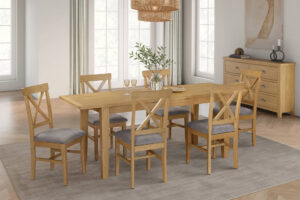 Raffaella Extending Dining Table 1600/2000 Natural Oak