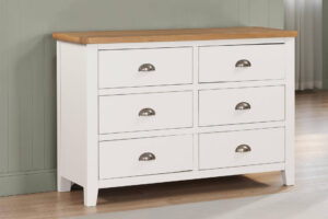 Sabrina 6 Drawer Dressing Chest Cashmere