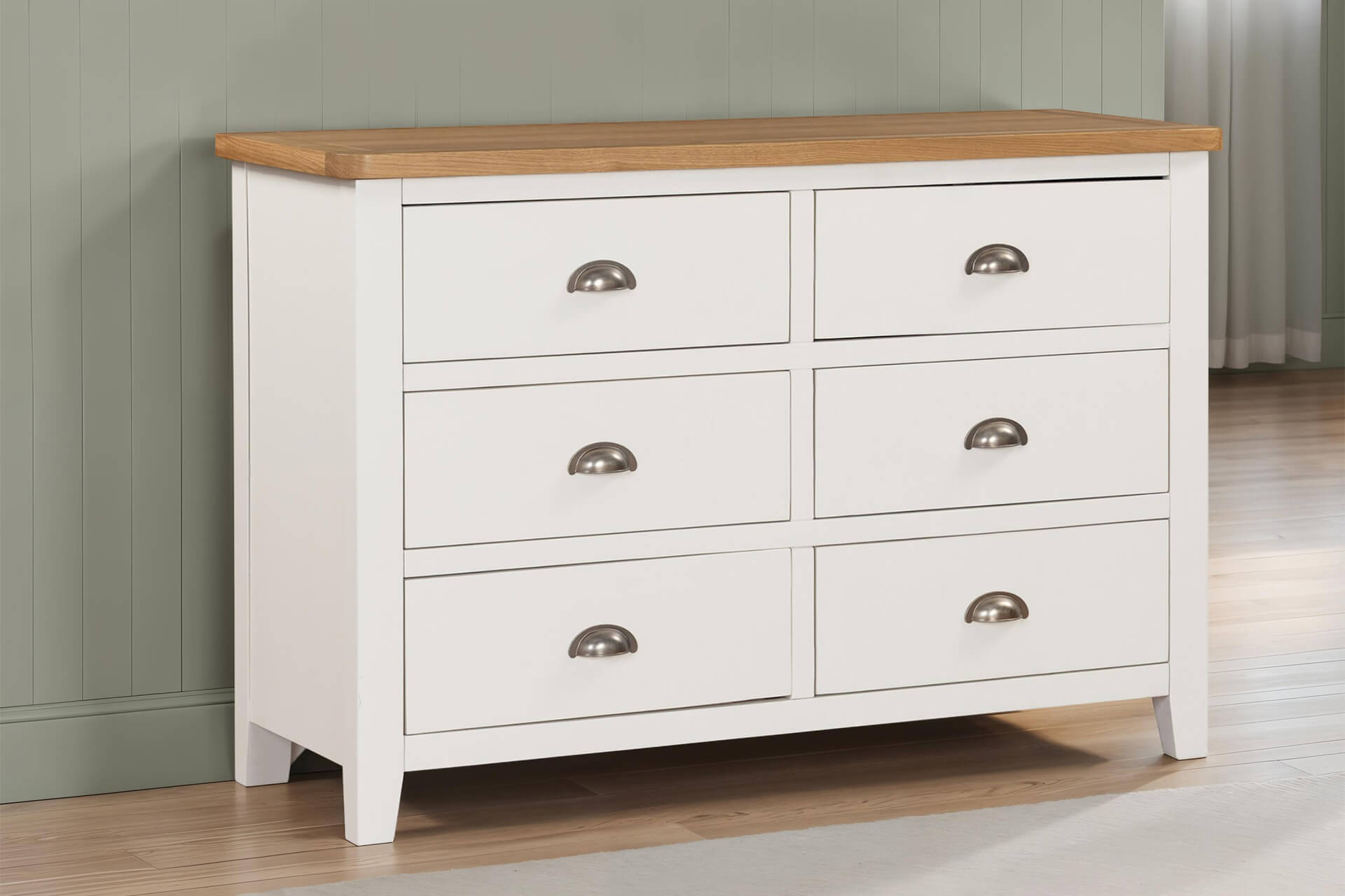 Mellor 6 Drawer Dressing Chest Cashmere - Main Image
