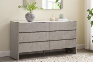 Sienna 6 Drawer Dressing Chest Washed Oak