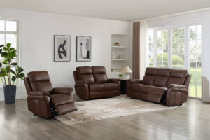 Stella 3 Seater Electric Recliner Brown