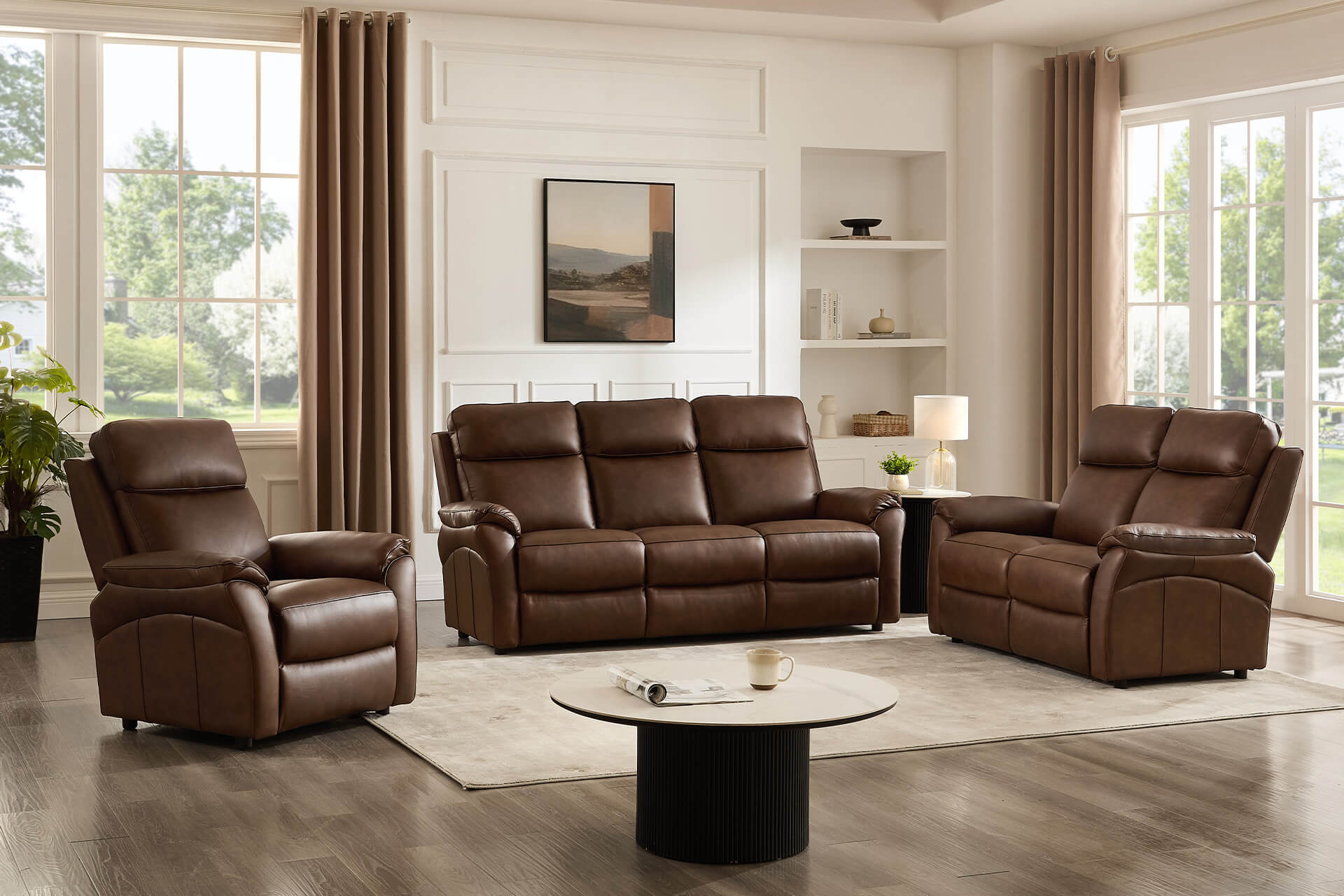 Nardo 2 Seater Sofa Brown - Main Image