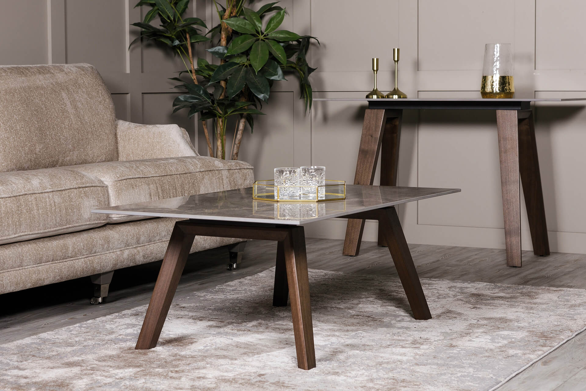 Axton Console Table Latte - Main Image