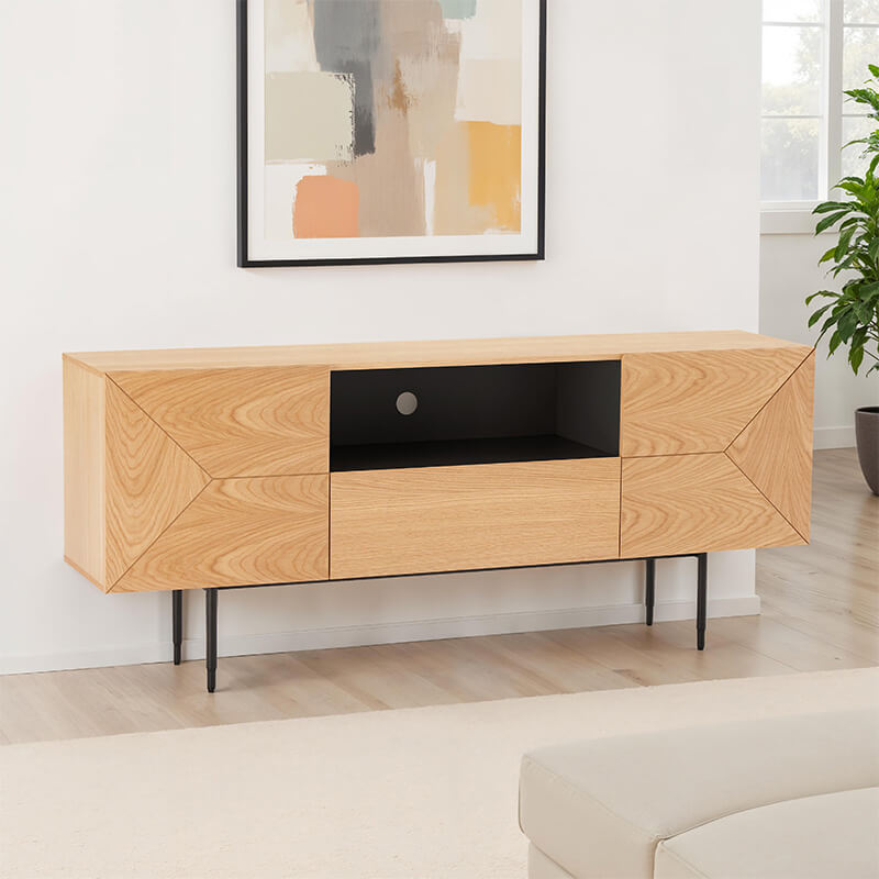 Nate Sideboard Large 1800 Natural Oak - Main Image