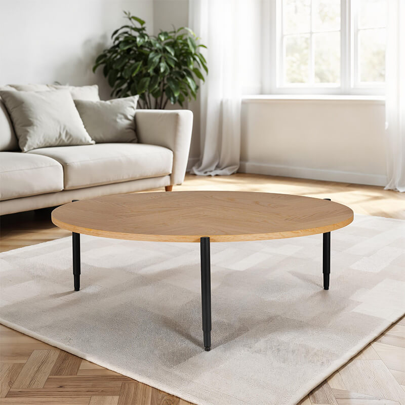 Nate Coffee Table Natural Oak - Main Image