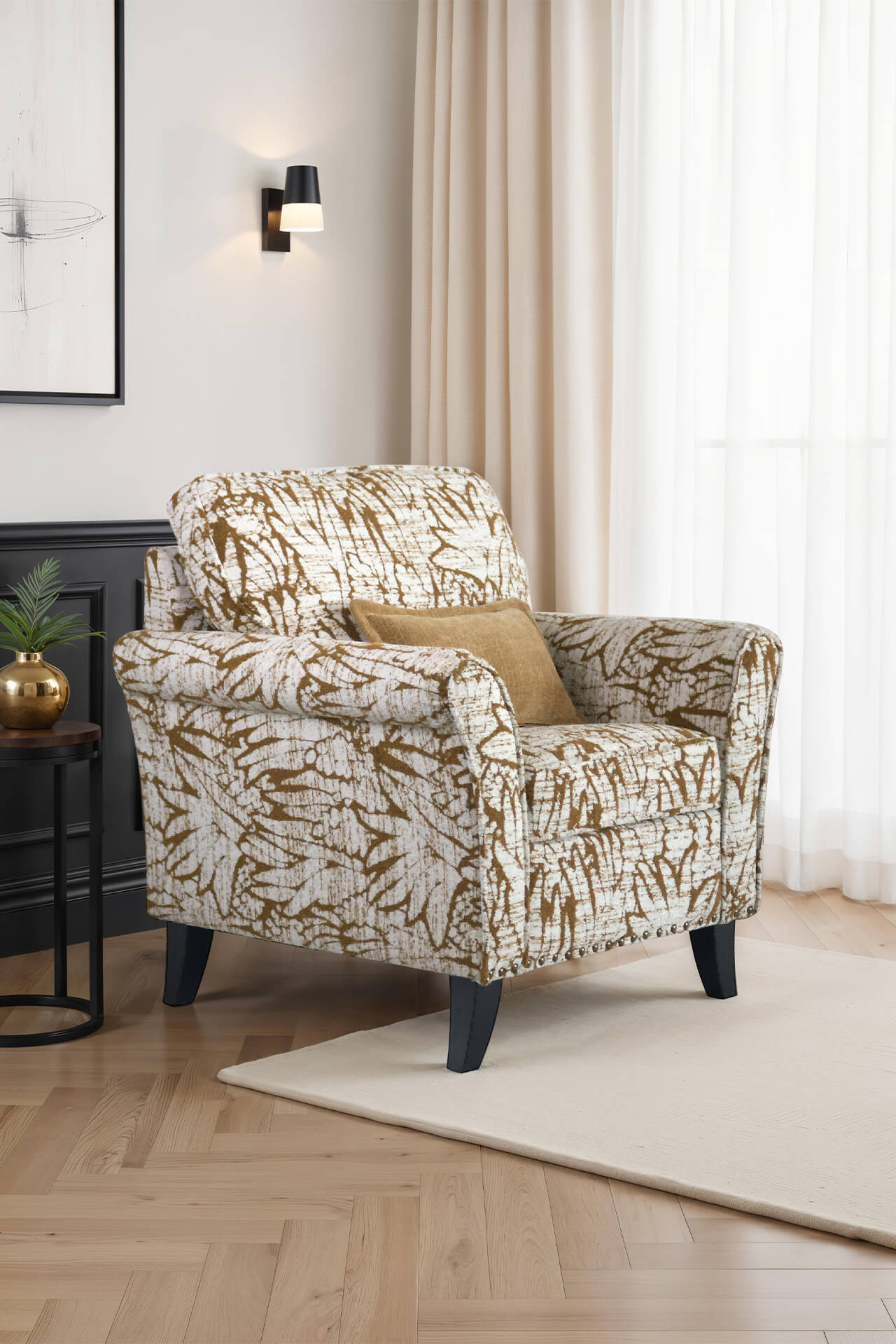 Pippa Accent Chair Mustard - Main Image