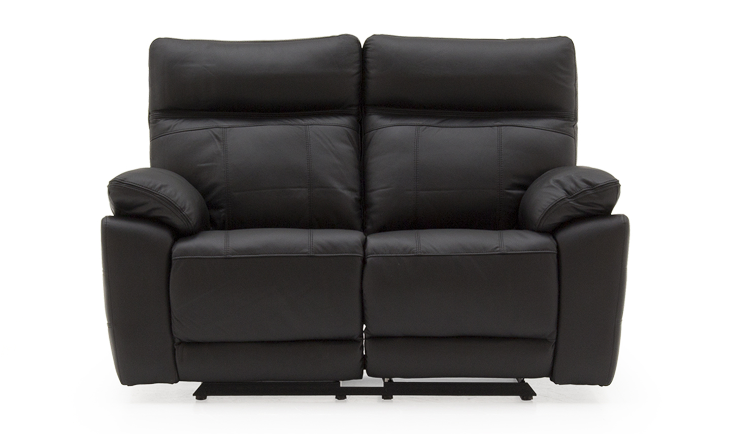 Positano 2 Seater Recliner Black - Main Image