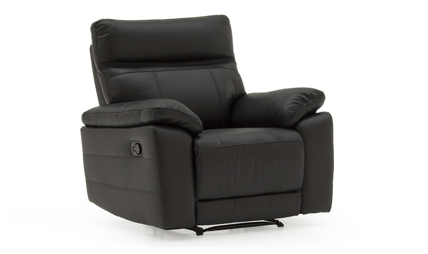 Positano 1 Seater Recliner Black - Main Image