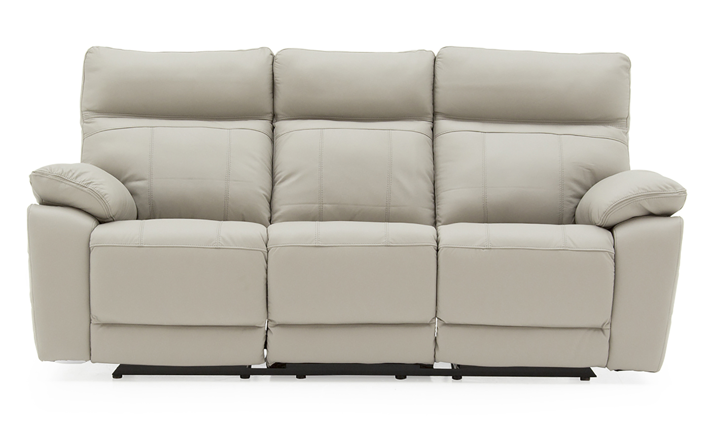 Positano 3 Seater Electric Recliner Light Grey - Main Image