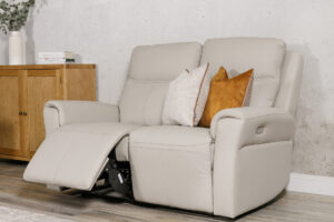 Menorca 2 Seater Electric Recliner Stone
