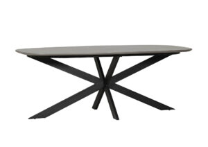 Eden 2000 Oval Dining Table Smoke