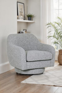 Falmouth Swivel Accent Chair Grey