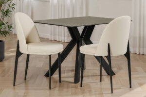 Harleston Dining Chair Leather Taupe