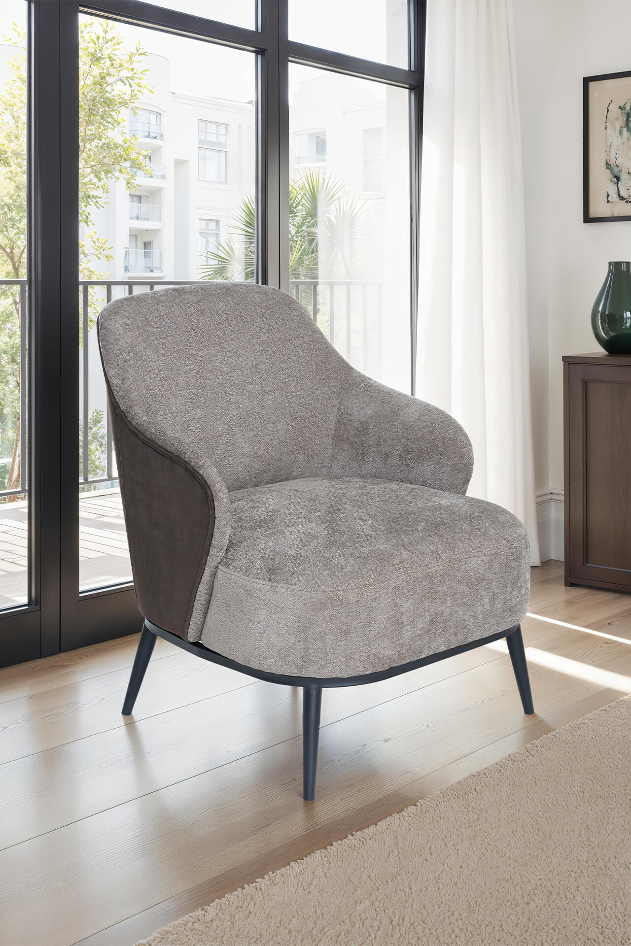Velar Accent Chair Brown - Main Image