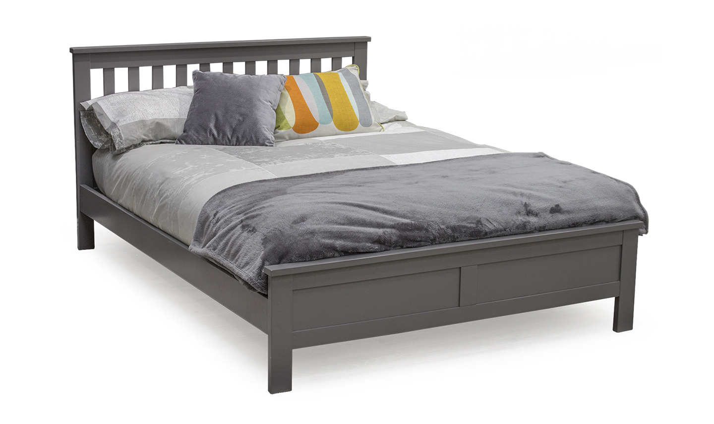 Willow 4ft6 Bed Grey - Main Image