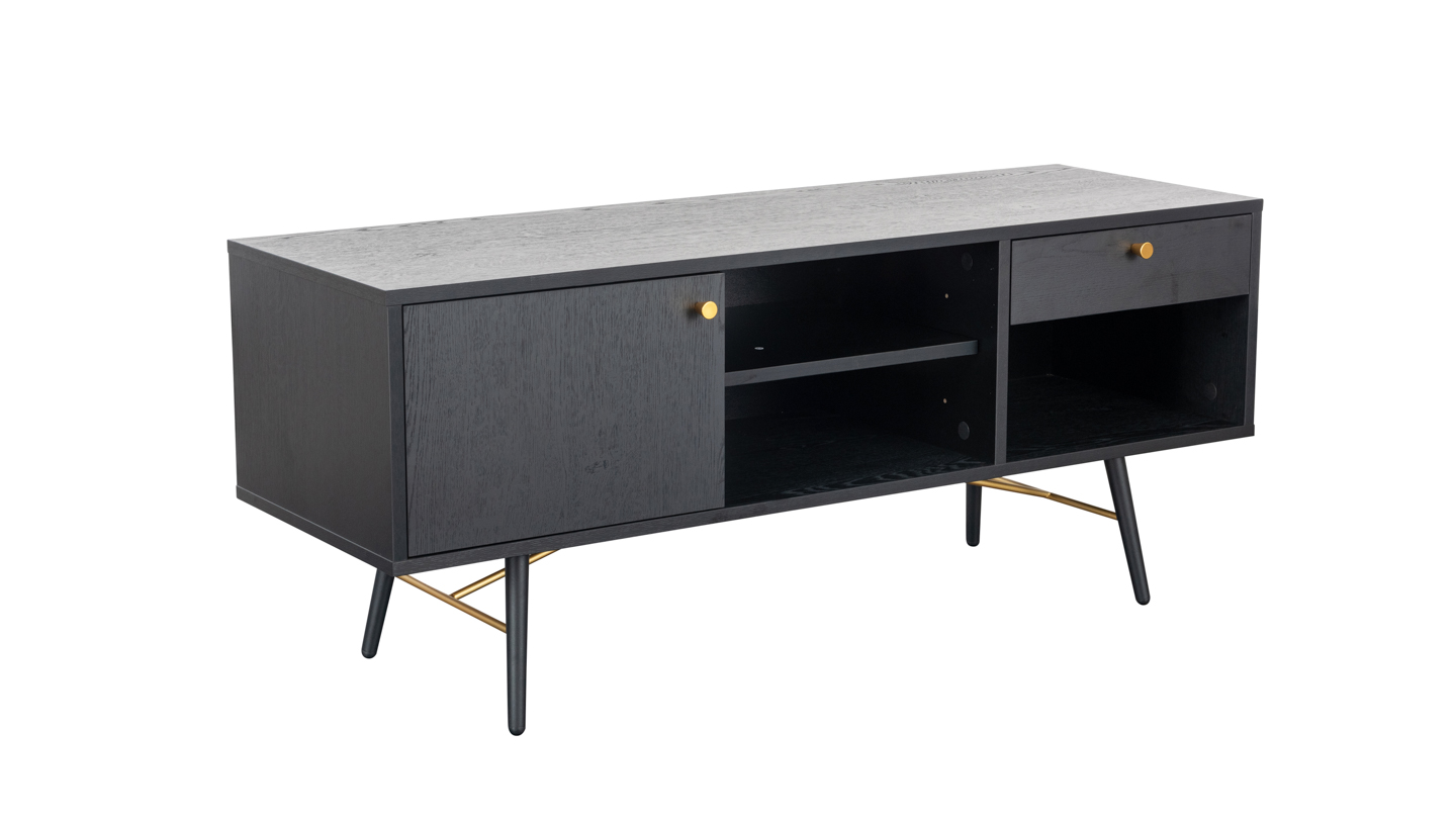 Barcelona 1200 TV Unit Black - Main Image