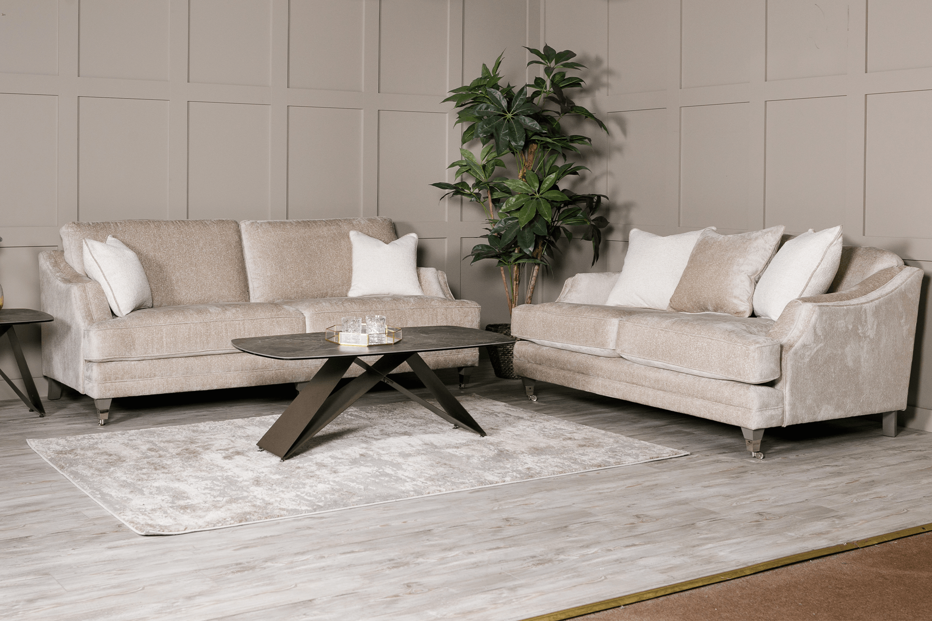 Belvedere 2 Seater Sofa Mink - Main Image