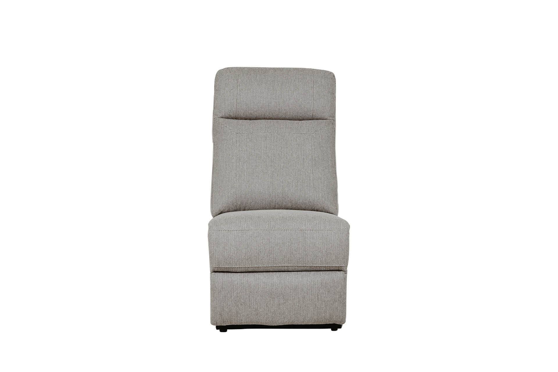 Bowie Armless Sectional Grey - Main Image