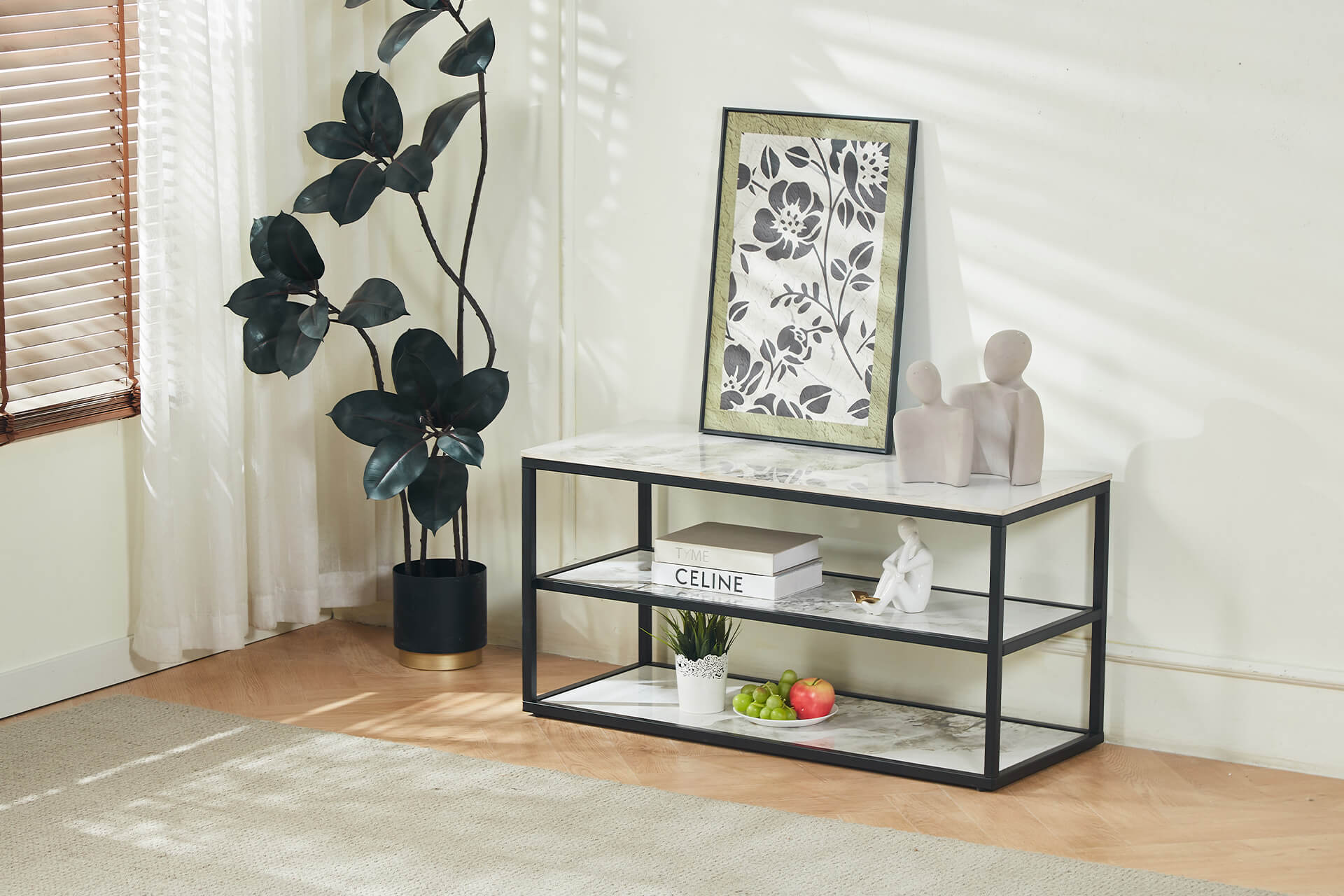 Cody TV Unit 1000 White - Main Image