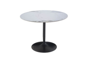 Truro Dining Table Round 800 White
