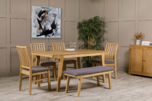 Wareham Dining Bench Grey