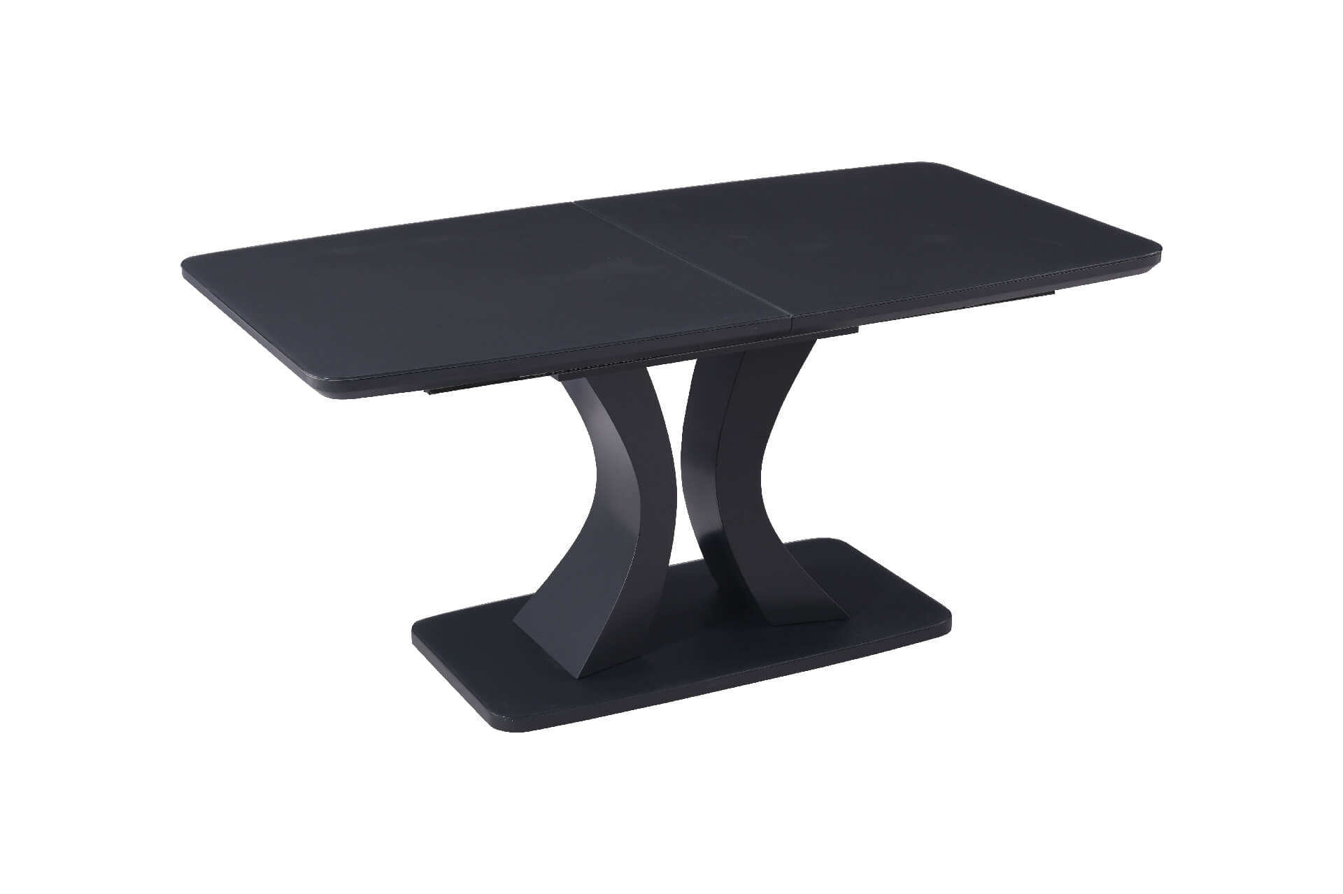 Daiva 1200-1600 Extending Medium Table Charcoal - Main Image