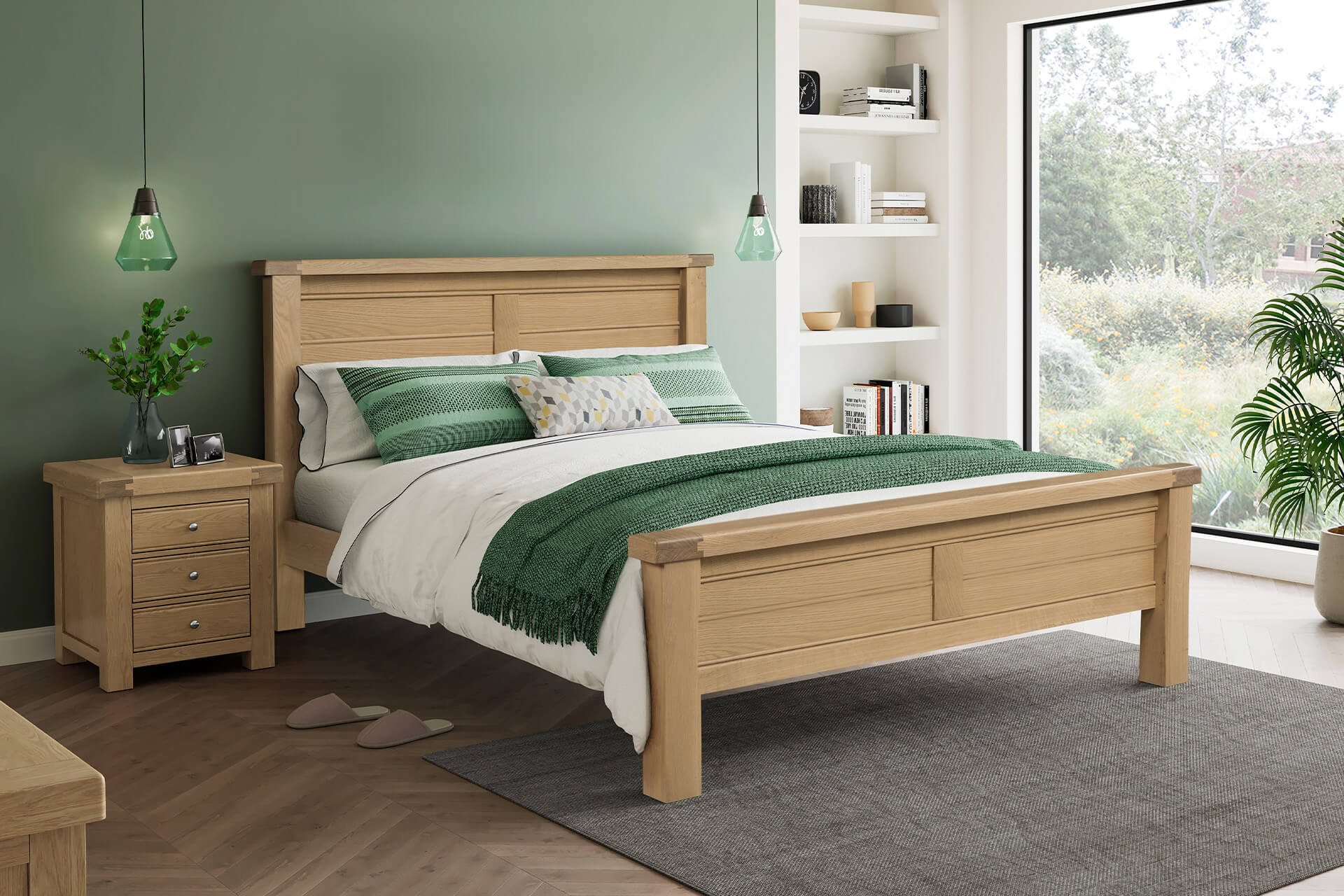 Delaney 5' Bed Oak - Main Image