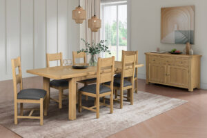 Windsor 1200/1650 Extending Dining Table Oak