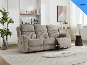 Grenache – 3 Seater Recliner Taupe