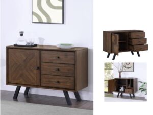 Orta Double Sideboard 1 Door & 3 Drawer
