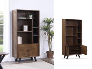 Orta Large Bookcase 2 Door