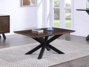 Orta Rectangular Coffee Table Parquet Top