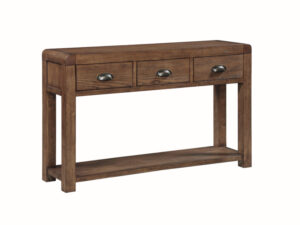 Evora – Dark Oak 3 Drawer Hall Table