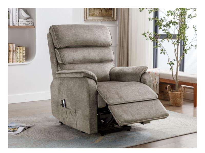 Savoy  Lift & Tilt Dual Chair Taupe  (Electric) - Gallery Image