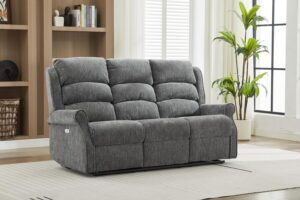 Fulham – 3 Seater Electric Anthracite