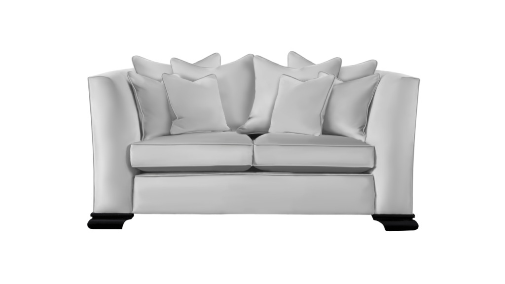 Hermitage Small Scatter Back 2 Seater Sofa - Main Image