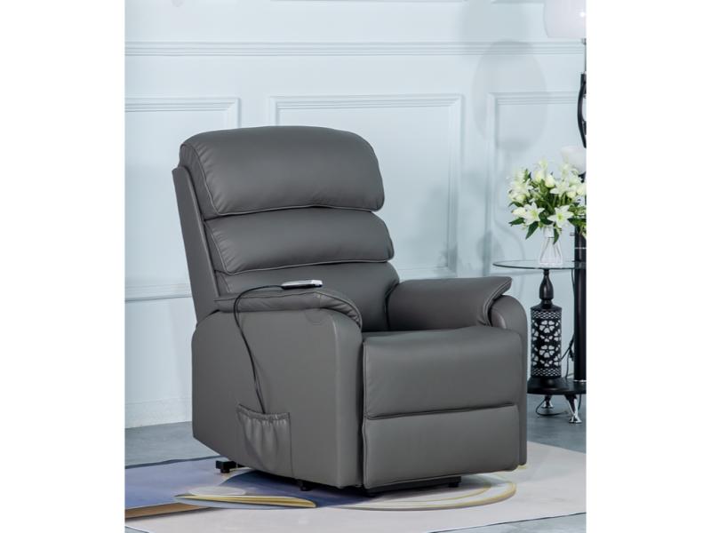 Savoy Leather Lift & Tilt Armchairs - Variation 1
