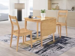 Grantham – 75cm Dropleaf Dining Set (Table + 4 Chairs)