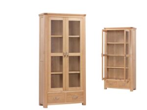 TreviIona Oak Display Cabinet