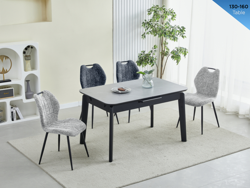 Turin Sintered Stone Dining Set - Variation 1